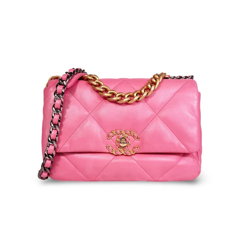 Chanel Quilted Lambskin Medium 19 Flap Bag